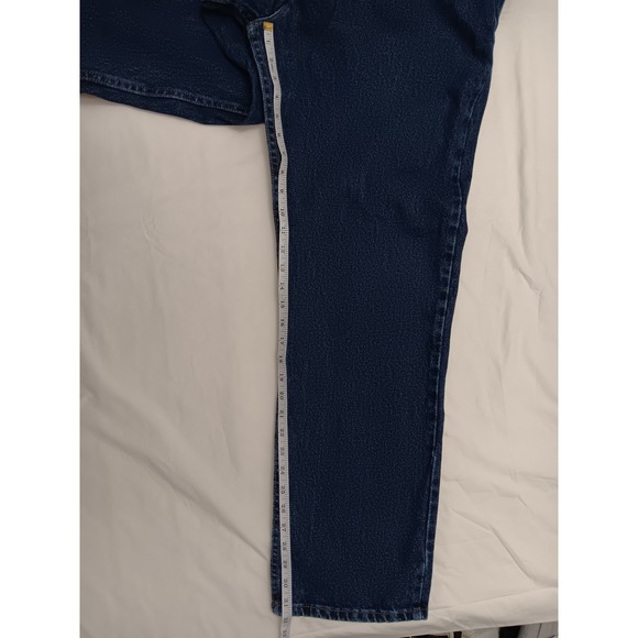 Wrangler Premium‎ Quality Men's Regular Fit Blue Denim Jeans Size 42x32 - Picture 11 of 11